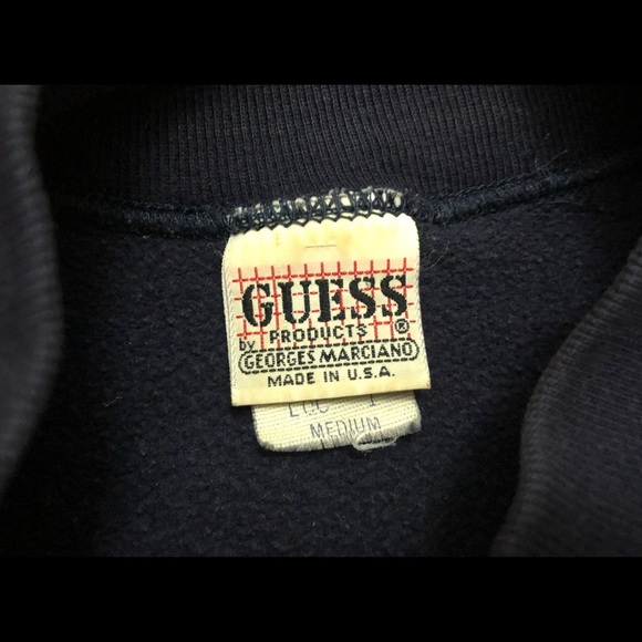 Vintage 80’s 90’s Guess Crewneck Size M - Picture 3 of 5
